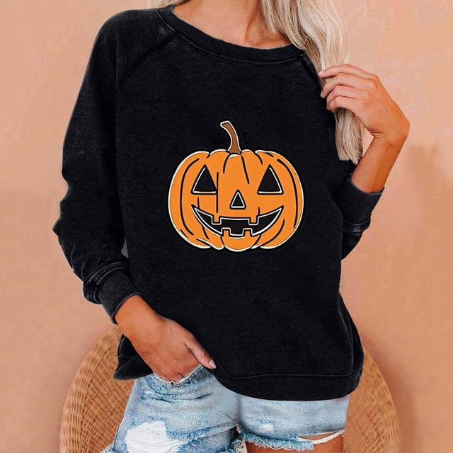 Ailaofu Women Crewneck Sweatshirts Pullover Tops Long Sleeve Shirts Loose Fit Tops Casual Fall Outfits Y2K Clothes