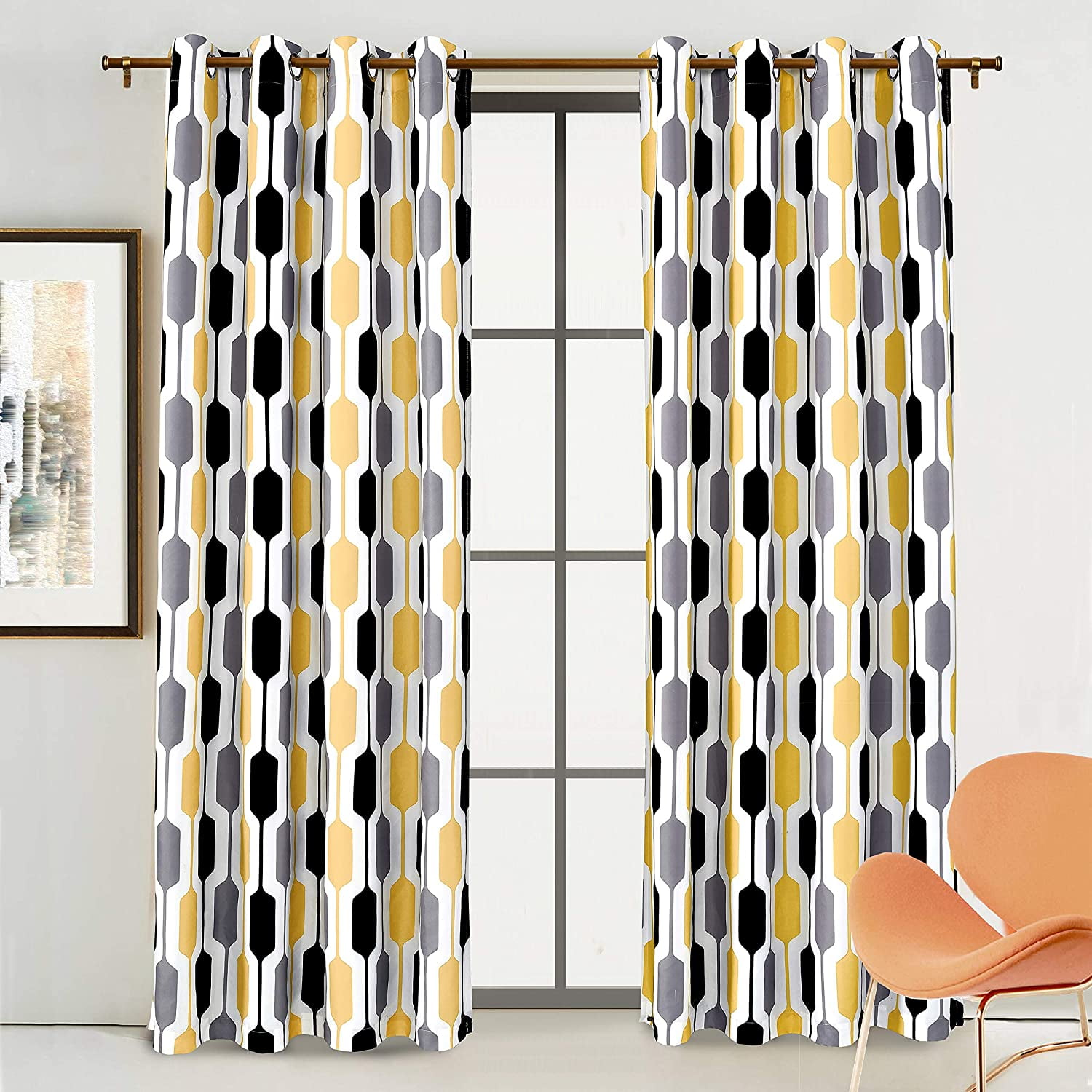 DriftAway Grommet Room Darkening Curtains, 52" x 84" (2 Panels)