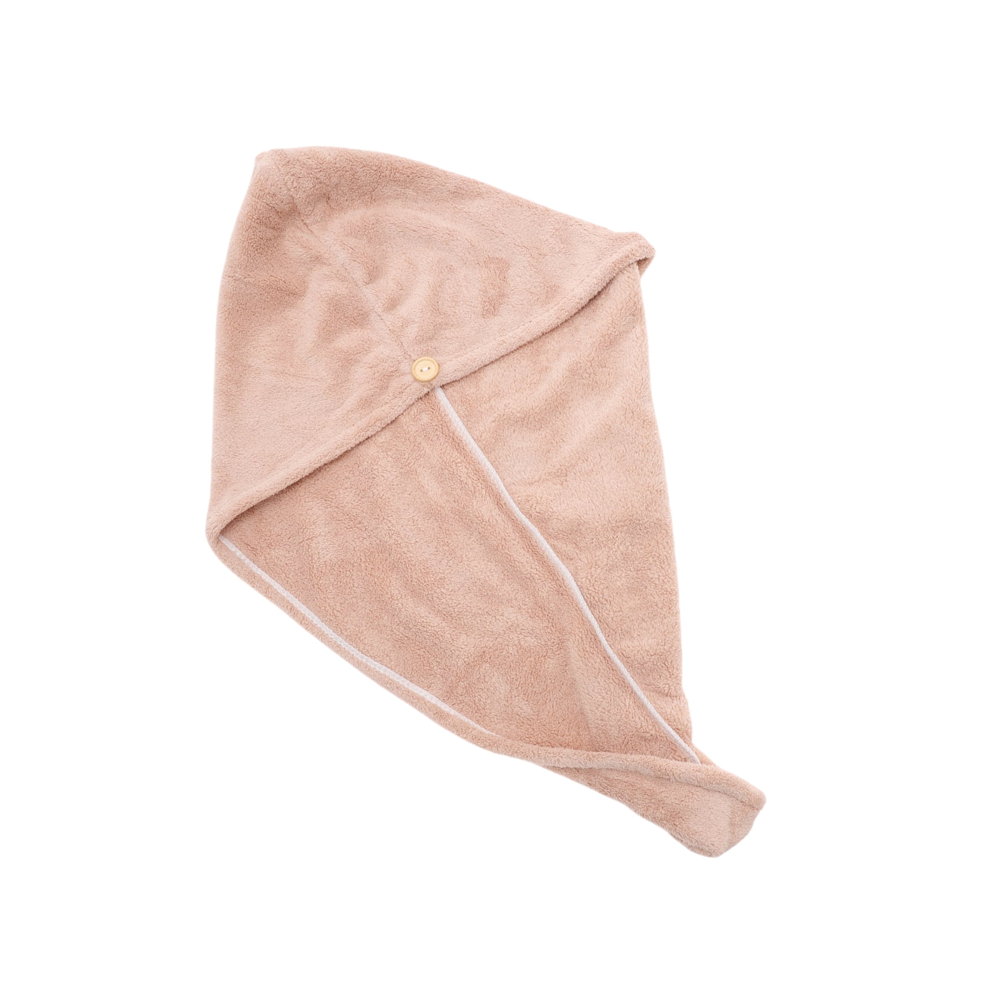 Unique Bargains 1pc Absorbent Solid Hair Towel for Fast Hair Drying 25.59"x 9.84" Pink
