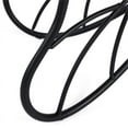 thumbnail image 4 of LuxenHome Brown Wood Black Metal Butterfly Accent Table, 4 of 14