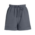 thumbnail image 5 of Bovemsi Womens Shorts Casual Summer Beach Fashion Drawstring Elastic Waist Solid Color Comfy Soft With Pockets Running Shorts, 5 of 5