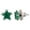 Green, variant on Efulgenz Cubic Zirconia CZ Crystal Stud Earring for Women