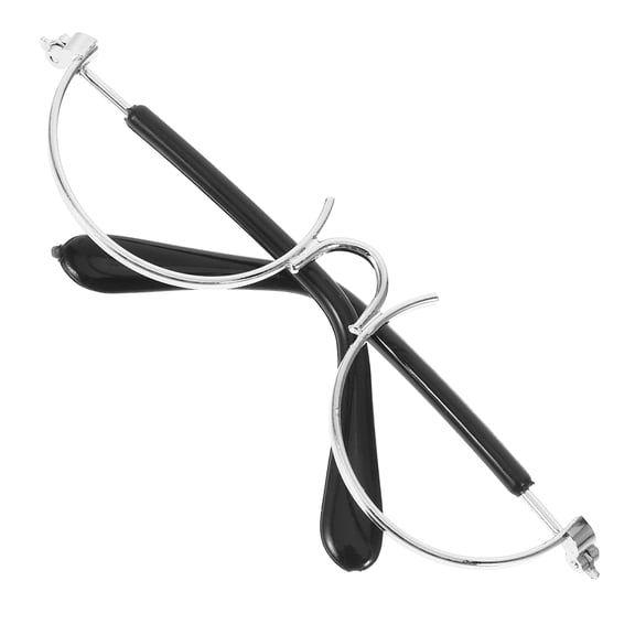 TABLZONE Half Frame Fake Glasses 1 Set Party Accessory Back to School Doll Glasses