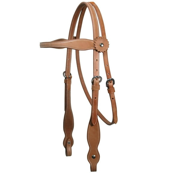 Tahoe Tack Country Double Layer Western Browband Headstall -