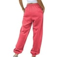 thumbnail image 2 of fheaev Baggy Sweatpants For Women Casual High Waist Jogger Pants Y2K Trendy Trousers With Pockets Sporty Gym Athletic Fit Jogger Pants, 2 of 8