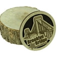 thumbnail image 4 of Brooklyn Bridge Wood Engraved Fridge Magnet Souvenir Gift, 4 of 4