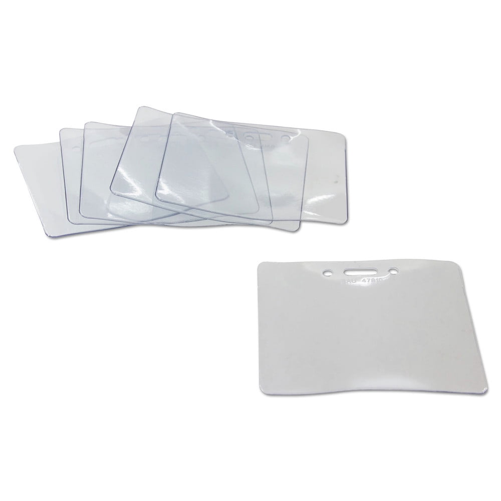 Baumgartens Sicurix Proximity Badge Holders, 50 Pack