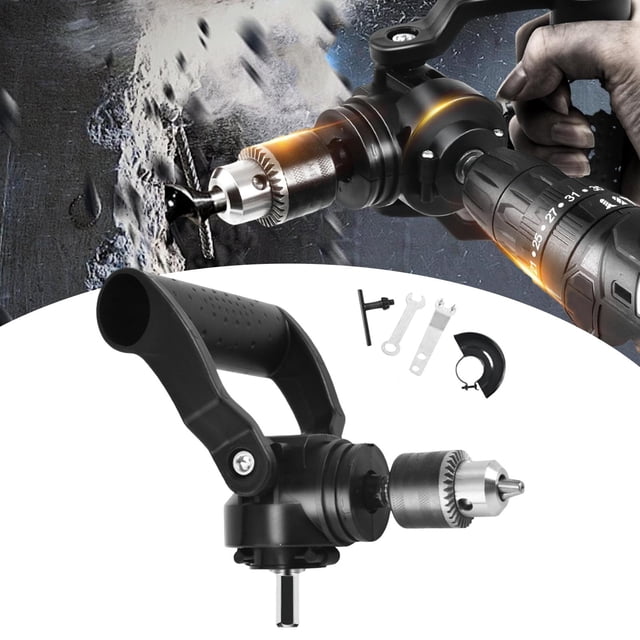 Adaptador de taladro DYNWAVEMX de mandril de extensión de flexión de ángulo recto