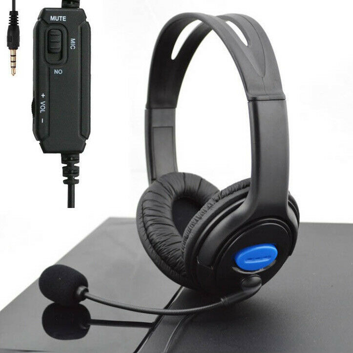 Sony PS4 Headphones, 3.5mm wired game single earphone with microphone