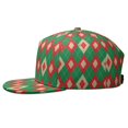 thumbnail image 3 of Custom Christmas Printed Flat Baseball Cap – Adjustable Snapback Hat with Flat Bill, Breathable and Durable, Personalized Design for Sports, Travel & Daily Wear, 3 of 6