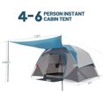 thumbnail image 4 of Telyswee Outdoor 4-Person Camping Tent with Rain Fly & Carry Bag, 8'x7'x4.83' Easy Set Up for Hiking and Backpacking, 4 of 8