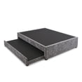 thumbnail image 3 of Cama Base Basic Matrimonial con cama baja individual acolchonada, Atlas del Descanso color Gris, 3 of 3