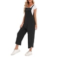 thumbnail image 3 of Jumpsuit Women Jumpsuit with Pockets Sleeveless Wide Legs Plus Size Overalls, 3 of 7