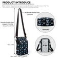 thumbnail image 6 of HELLHERO Shoulder Bag Trendy, Leakproof for Travel, Daily Commute or Casual Outings, Light Blue Paw Prints and Hearts, 6 of 7