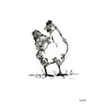 thumbnail image 2 of House Fenway 15x18 White Modern Wood Framed Museum Art Print Titled - Farmhouse Chicken, 2 of 4