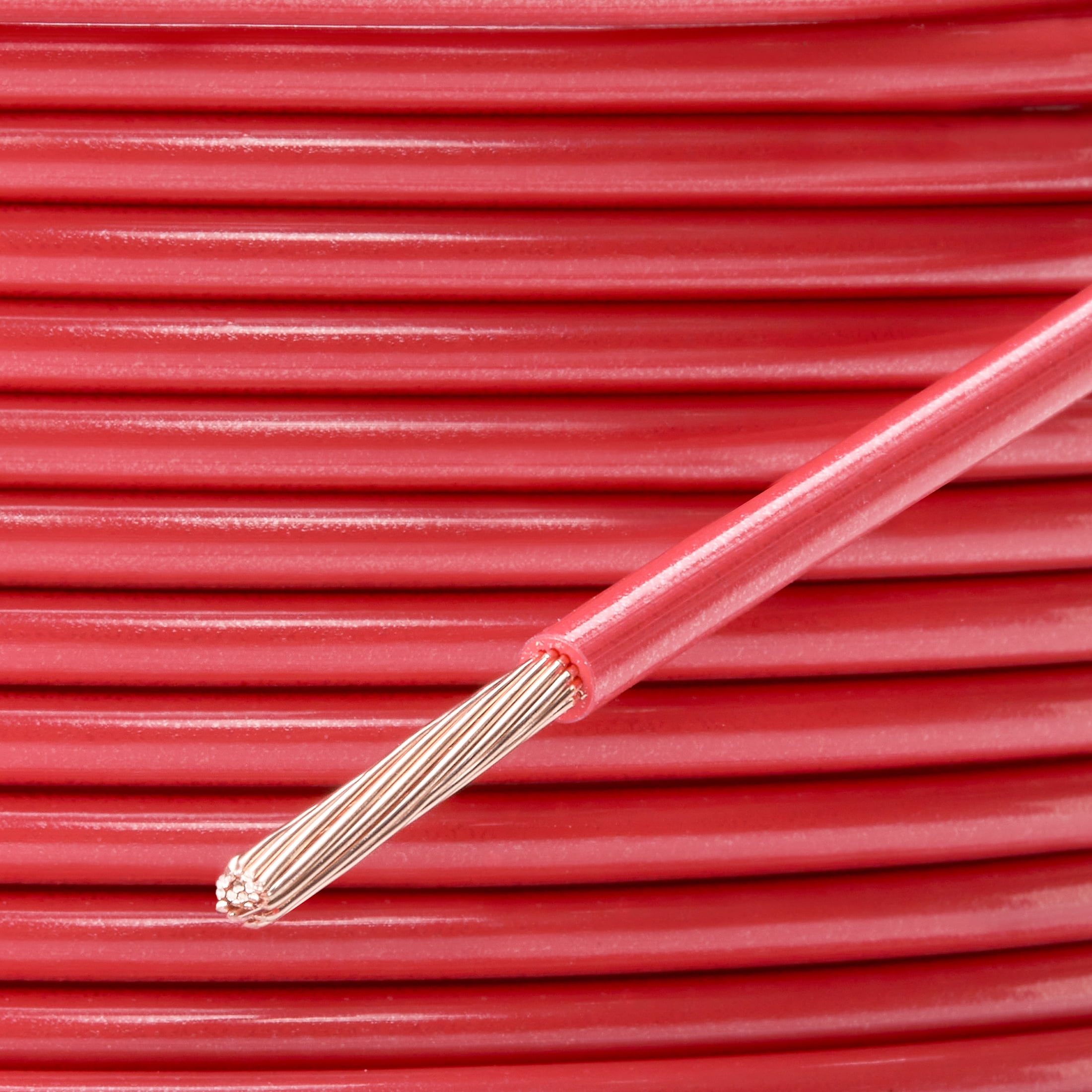 Maxxima 100 Ft. 14 AWG Red THHN Stranded Copper Electrical Wire, 600V