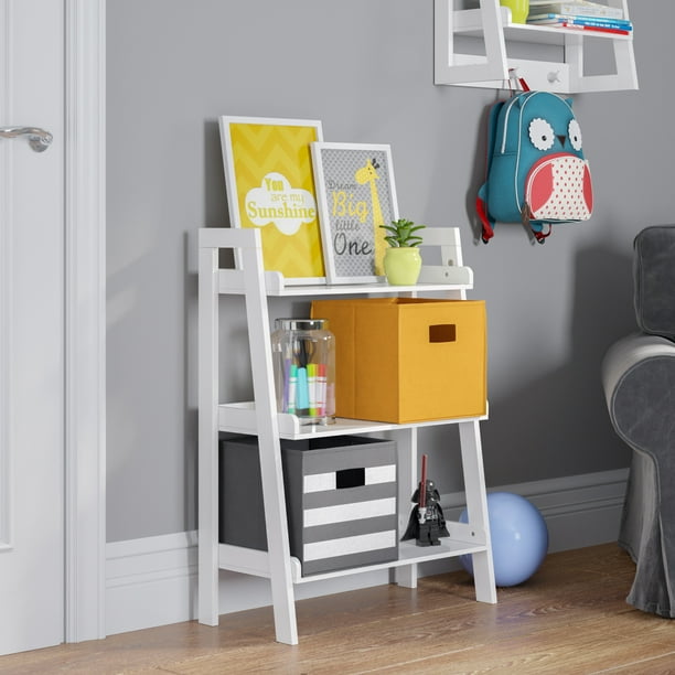 RiverRidge 3Tier Ladder Shelf White