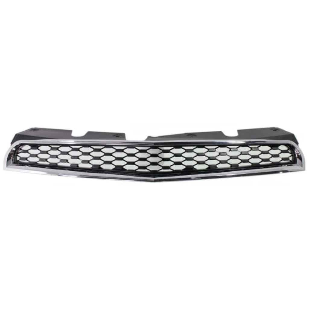 For Chevy Equinox Grille Assembly 2010 11 12 13 14 2015 | Chrome Shell w/ Painted Black Insert | Plastic | GM1200622 | 25798744
