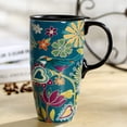 thumbnail image 2 of czcpp-17 oz Tasses de Voyage en Céramique avec Couvercle Scellé et Poignée, 2 of 4