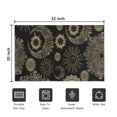 thumbnail image 5 of Black Gothic Sun Moon Pattern Door Rugs,Washable Non Slip Door Mats Indoor,Decorative Door Mats,Entry Mat Indoor for Entrance,Bedroom,Kitchen,Bathroom,20"x32", 5 of 6