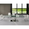 thumbnail image 5 of Maklaine Modern / Contemporary Faux Leather Dining Chair in White Finish, 5 of 5