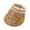 Khaki, variant on Kids Straw Sun Visor, Lemon Embroidery Empty Top Hat Lightweight UV Protection for Outdoor,2-6 Years