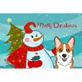 thumbnail image 1 of Carolines Treasures BB1874PLMT Bonhomme de Neige avec Set de Table en Tissu Corgi Rouge, 1 of 1