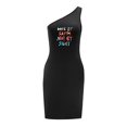 thumbnail image 1 of Vestido de mujer con hombros descubiertos, moda de verano para adolescentes, conjunto elegante para S, 1 of 7