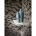 thumbnail image 6 of Delta 8-1/2 in. L Polished Chrome Stainless Steel Corner Shelf with Assist Bar, 6 of 6