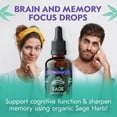 thumbnail image 3 of Suplemento de extracto de salvia orgánico de FLORIDA HERBS, 60 ml, 3 of 6