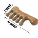 thumbnail image 2 of Wooden Comb Wood Massage Comb Scalp Massager- Green Sandalwood, 2 of 5