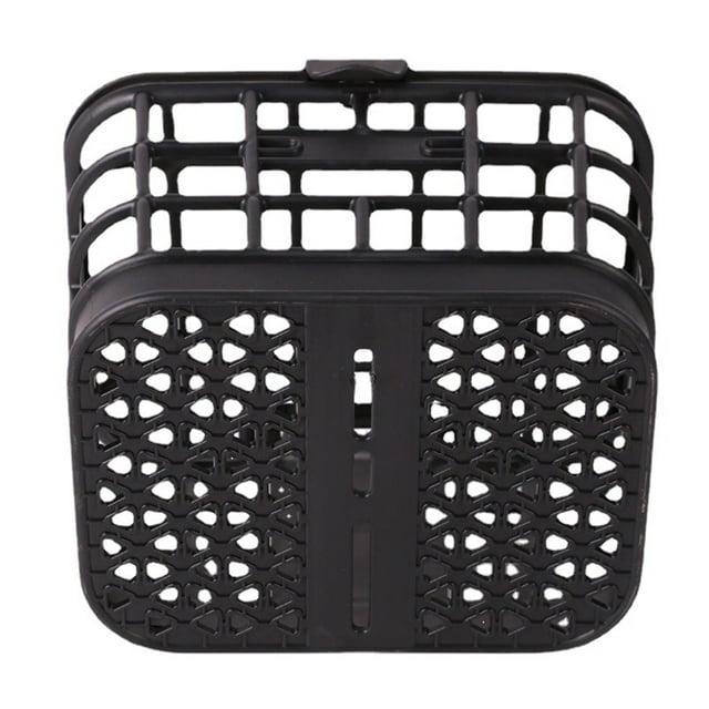 Bike Front Basket Bike Basket With Lid Bicycle Plastic Basket Detachable Bike Basket Bike Front Basket Large Capacity Anti Extrusion Black PC Material Detachable Bike Basket With