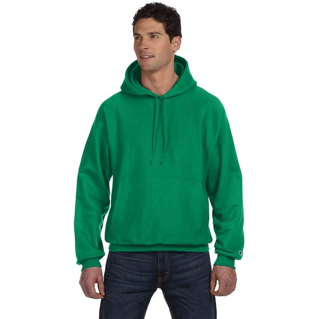 Champion Chandail à Capuchon en Molleton Reverse Weave pour Hommes, 2TG, Vert Kelly
