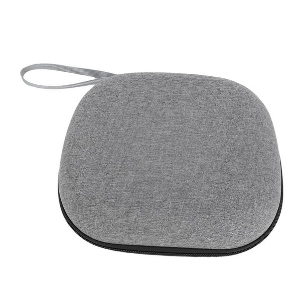 Bolsa De Viaje Para Auriculares, A Prueba De Golpes, Funda Para Auriculares Con Cremallera De 360 grados, Gris Para Viaje