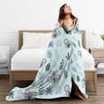 thumbnail image 4 of Yibo Cute Sheep Blanket Flannel Soft and Comfortable Anti-static Bed Sofa Blanket, 4 of 9