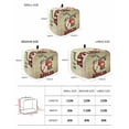 thumbnail image 2 of Fruit Floral Toaster Cover 4 Slice, Large Kitchen Appliance Covers, Farmhouse Vintage Botanical Plants Wooden Toaster Oven Cover with Loop, Bread Machine Cover Polyester Dust Cover Protection, 2 of 4