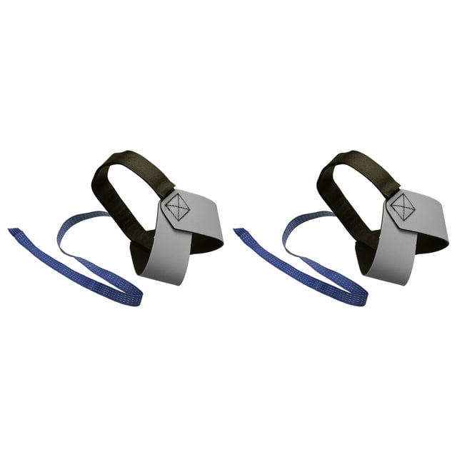 Unique Bargains 2 Pcs ESD Sangles de Talon Antistatiques Ajustables pour Mise à la Terre Gris