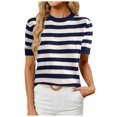 thumbnail image 1 of YDLCAFD Pâques Hauts Slim pour Femmes Manches Longues Col Rond Crop Top Tee Shirt Basique Uni Ajusté Slim Fit Cropped Shirt Workout, 1 of 6