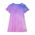 thumbnail image 5 of RXIRUCGD 2025 Vêtements d'Été pour Enfants 3-12 Ans Mode Imprimée Pyjama Rêveur Mi-Mollet Chemise de Nuit, 5 of 5