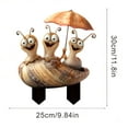 thumbnail image 3 of Acrylic Flower Pot & Garden Decor - Creative Cartoon Snail Stake Planter for Outdoor Yard, Patio, Lawn, Home Garden Decorations, Accessories, and Flower Bed Enhancements, 3 of 6
