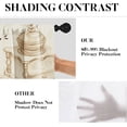 thumbnail image 6 of Coffee Kitchen Curtains Cappuccino Window Curtains Valance and Tier Set 36 Inch, Cream Rod Pocket Short Tier Curtain, Retro Coffee Shop Small Cafe Curtains for Kitchen Decor, 6 of 6