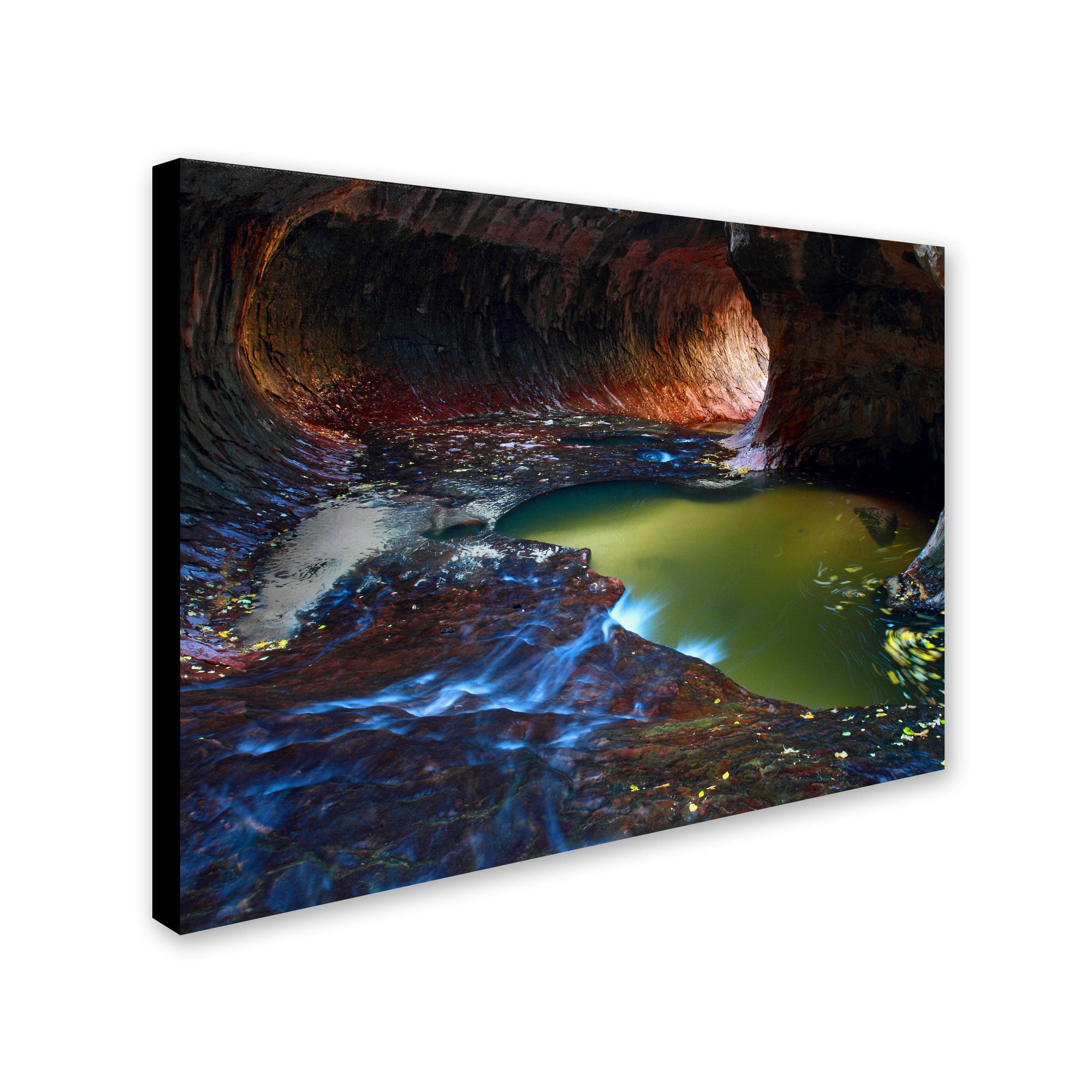 Trademark Fine Art "Zion Subway" Canvas Art by Pierre Leclerc