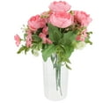 thumbnail image 3 of FOMIYES Florero Moderno Transparente Para De Y Centro De Con Fluted, 3 of 8