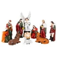 thumbnail image 4 of Juego de 11 figuras de belén de Navidad Macarena estatuas de pesebre 4 cm a 10 cm, 4 of 8
