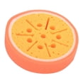 thumbnail image 1 of Cepillo de limpieza con esponja en forma de fruta para cocina y baño naranja, 1 of 8