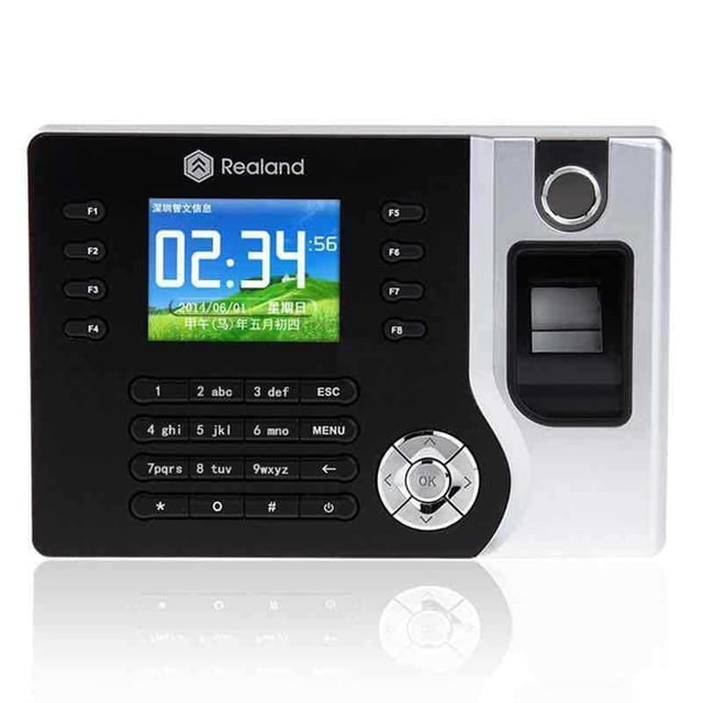 Smart Time Clock A-C071 Fingerprint Attendance Machine P2P Wide Area Network Attendance Machine Time Clocks For Employees Small Business