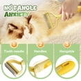 thumbnail image 2 of Double-Sided Pet Grooming Brush For Dogs And Cats, 2 of 7