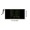 thumbnail image 2 of Luxcidy New Plant Heating Mat, Seedling Heat Mat, Waterproof Nursery Heating Mat, Digital Thermostat (48in20in),1PCS, 2 of 2