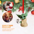 thumbnail image 4 of Árbol de Navidad acrílico Decoración colgante Adornos colgantes de dibujos animados para niños (6) JShteea Libre de BPA, 4 of 9