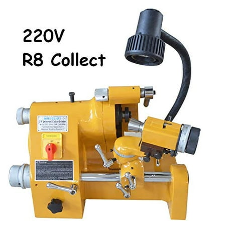 

220V R8 Collect Universal Sharpener Grinder End Mill Lathe Drill Bit #141113